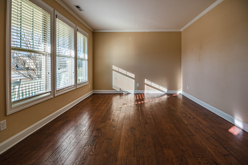 Large bright home windows letting in natural sunlight